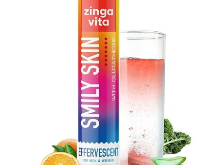 Zingavita Smily Skin Effervescent Tablets (Watermelon Flavor) Sugar Free Cheap