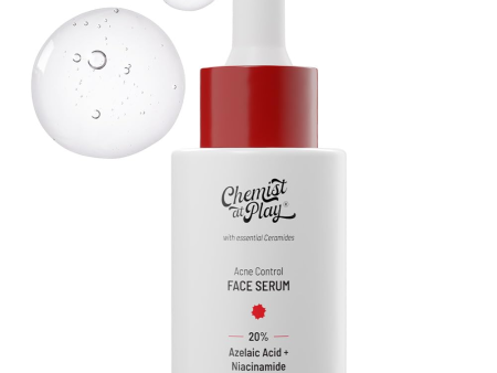 Chemist At Play Acne Control Face Serum for Reduces Acne Scars, Controls Breakouts & Oil Production Supply