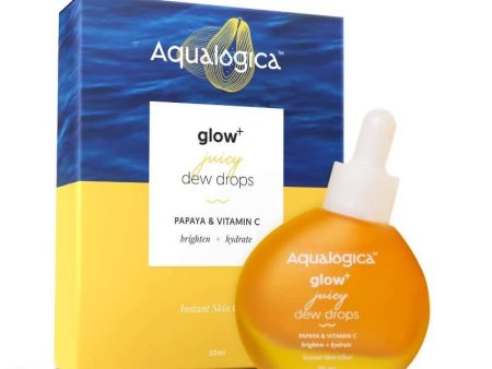 Aqualogica Glow+ Juicy Dew Drops With Papaya & Vitamin C, Instant Skin Glow Online Sale