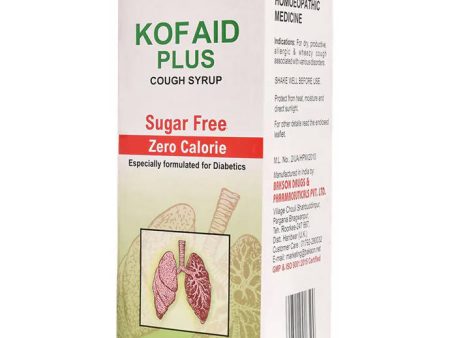 Bakson s Homeopathy Kof Aid Plus Syrup Sugar Free For Discount