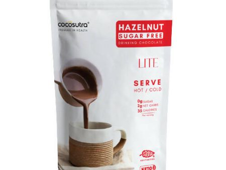 Cocosutra Lite - Hazelnut Sugar Free Drinking Chocolate Mix on Sale