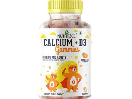 Nutrazee Calcium + Vitamin D3 Gummies Online now