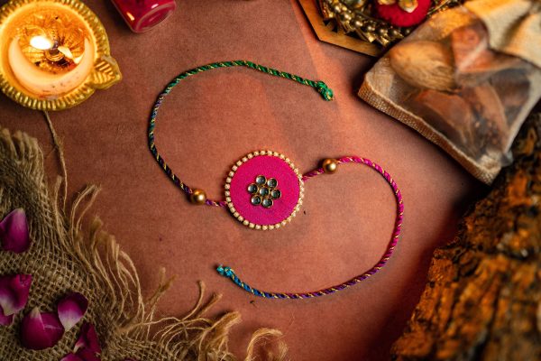 Nirmalaya Rakhi Raksha Sutra Pink Cheap