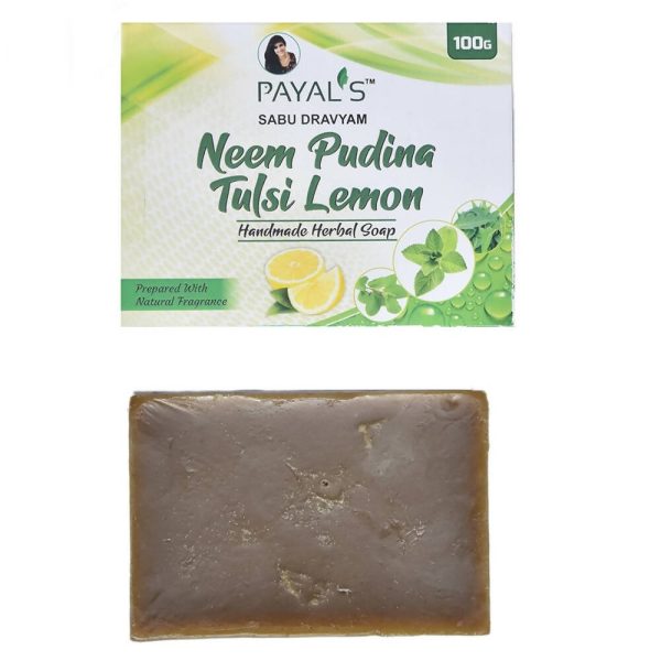 Payal s Herbal Neem Pudina Tulsi Lemon Soap For Cheap