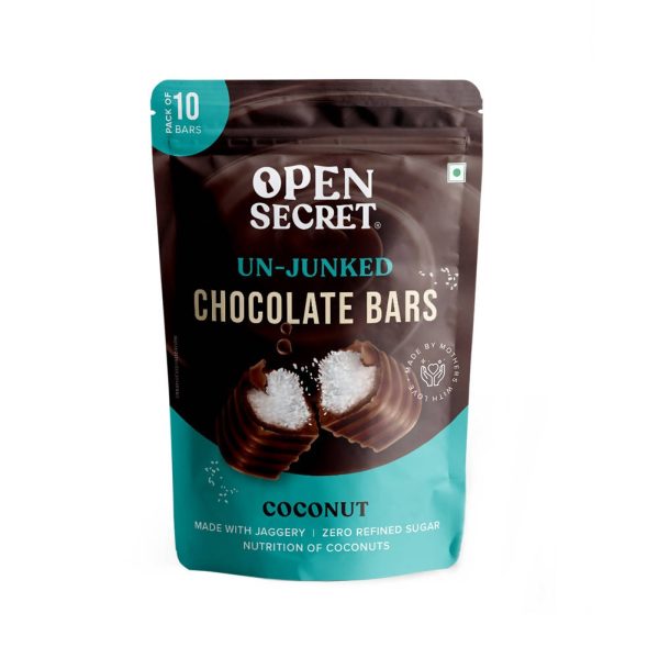 Open Secret Un-Junked Coconut Chocolate Bars Sale