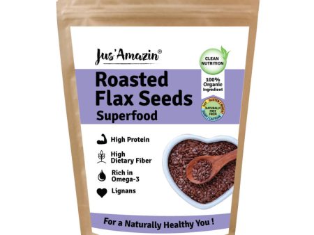 Jus Amazin Roasted Flax Seeds Superfood For Cheap