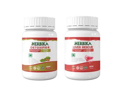 Herbika Liver Rescue + Detoxifier Capsules For Cheap