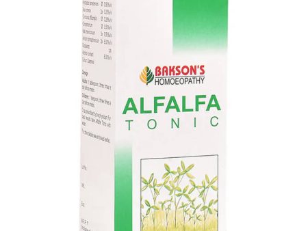 Bakson s Homeopathy Alfalfa Tonic Supply