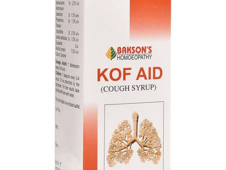 Bakson s Homeopathy Kof Aid Syrup Sale