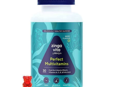 Zingavita Perfect Multi Vitamins Gummies for Women (Berry Flavor) Online Sale