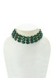 Mominos Fashion Johar Kamal Gold-Plated Finish Stone Choker For Women (Green) Online