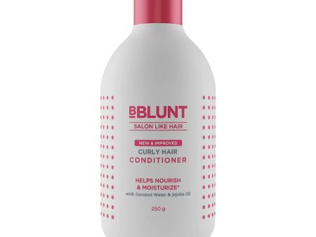 BBlunt Curly Hair Conditioner with Coconut Water & Jojoba Oil Hot on Sale