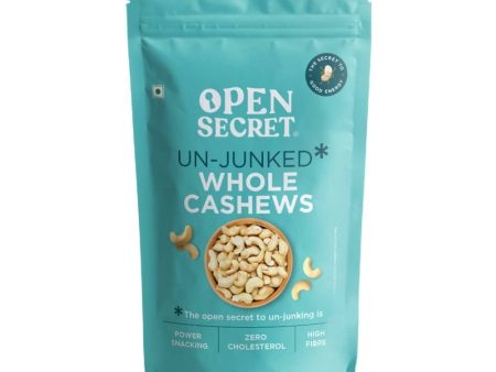 Open Secret Un-Junked Whole Cashews Online