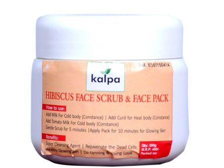 Kalpa Hibiscus Face Scrub & Face Pack Sale