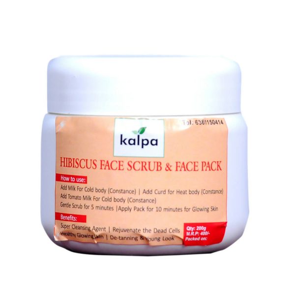 Kalpa Hibiscus Face Scrub & Face Pack Sale