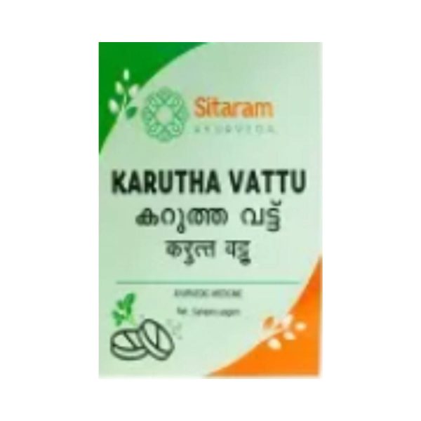 Sitaram Ayurveda Karutha Vattu Gulika Tablets Online Hot Sale