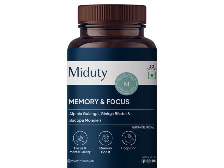 Miduty by Palak Notes Memory & Focus Capsules on Sale