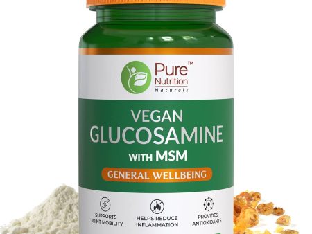 Pure Nutrition Vegan Glucosamine with MSM Veg Tablets Hot on Sale