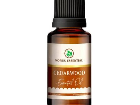 Korus Essential Cedarwood Essential Oil - Therapeutic Grade Cheap