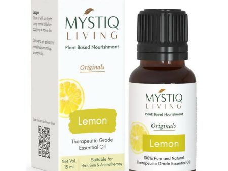 Mystiq Living Originals Lemon Essential Oil Online now