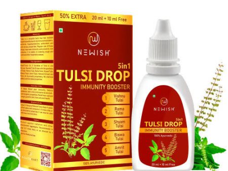 Newish Ayurvedic 5 in 1 Tulsi Drops for Immunity Booster For Sale