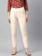 Jaipur Kurti Women Off-White Cropped Trousers Discount