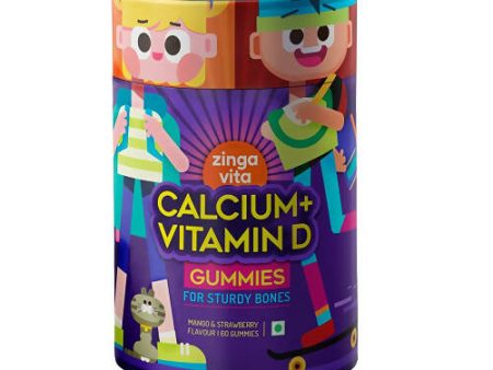 Zingavita Calcium+ Vitamin D Gummies for Kids Online now