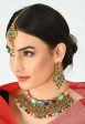 Mominos Fashion Johar Kamal Gold-Plated Rajwadi Design Heavy Multi Color Necklace Set For Women Supply