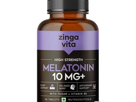 Zingavita High Strength Melatonin 10 mg+ Tablets For Sale