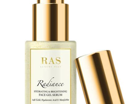 Ras Luxury Oils Radiance 24K Gold Brightening Face Gel Serum Supply