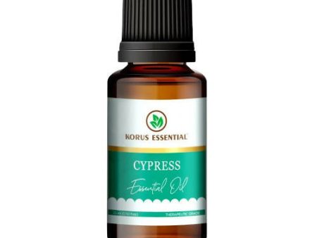 Korus Essential Cypress Essential Oil - Therapeutic Grade Hot on Sale