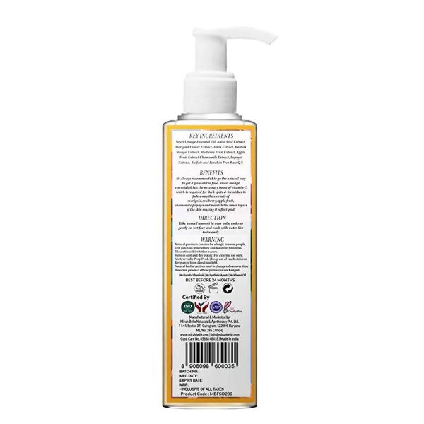 Mirah Belle Sweet Orange Mulberry Skin Brightening Face Wash Online