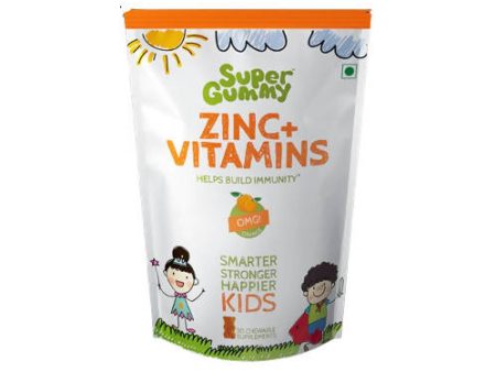 Super Gummy Zinc + Vitamins Gummies for Kids (Orange Flavor) For Discount