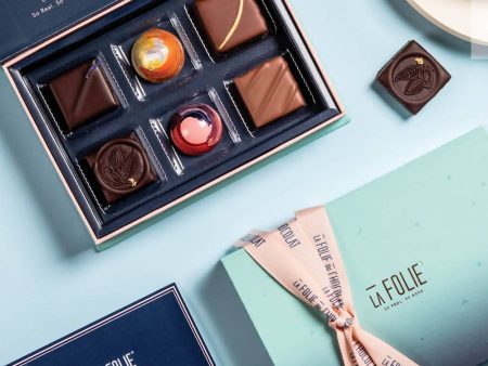 La Folie Box Of 6 - Ganache And Bonbons Cheap