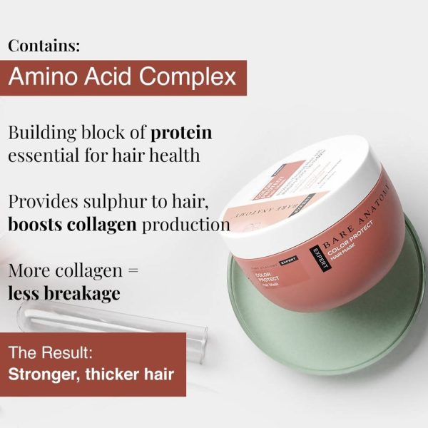 Bare Anatomy Expert Color Protect Hair Mask for Dry and Frizzy Colored Hair, Retains Color Upto 8 Weeks For Discount