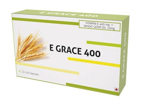 Nutra Grace Vitamin E 400mg + Wheat Germ Oil 10mg Capsules Online