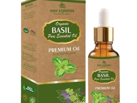 Deep Ayurveda Basil Pure Essential Oil Cheap