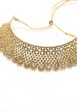 Mominos Fashion Johar Kamal Traditional Rajwadi Design Heavy Golden Color Choker Set Fashion