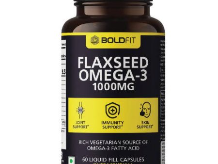 Boldfit Flaxseed Omega-3 1000mg Capsules For Cheap