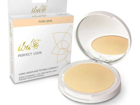 Iba Perfect Look Long Wear Mattifying Compact SPF 15 - Snow White Online Sale