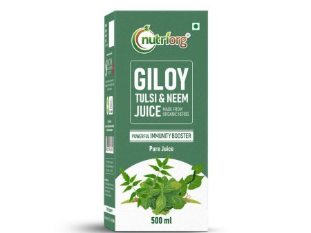 Nutriorg Giloy With Neem & Tulsi Juice Discount