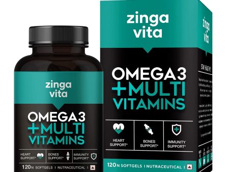 Zingavita Omega 3 + Multivitamins 1000mg Softgels for Men Cheap