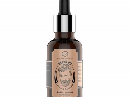 The Man Company Beard Softener Oil With Argan & Geranium Supply