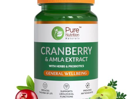 Pure Nutrition Cranberry & Amla Extract Veg Capsules Online Sale