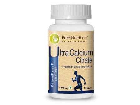 Pure Nutrition Ultra Calcium Citrate 1250mg Veg Tablets Sale