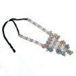 Mominos Fashion Johar Kamal Oxidised Silver-Plated Brass Finish Multi Kundan Afghani Long Necklace For Women Online now