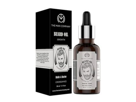 The Man Company Beard Growth Oil With Almond & Thyme For Discount