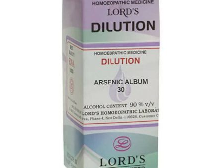 Lord s Homeopathy Arsenic Album Dilution Discount