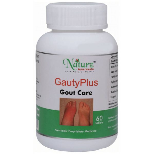 Naturz Ayurveda Gauty Plus Gout Care Tablets Online Hot Sale