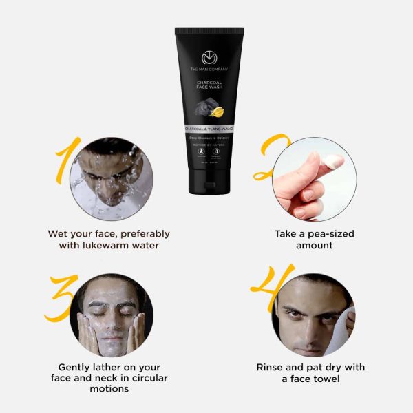 The Man Company Charcoal Face Wash Hot on Sale